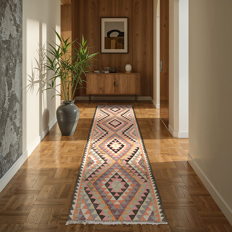 Vintage Anadolu Kilim Yolluk - 88 cm x 267 cm - K0077555