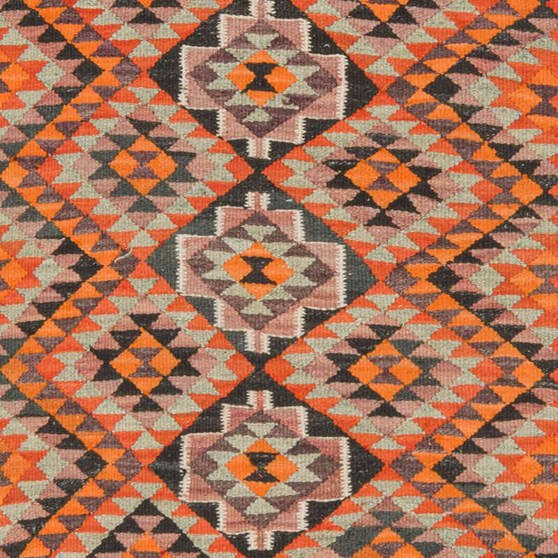 Vintage Anadolu Kilim Yolluk - 100 cm x 334 cm - K0077558