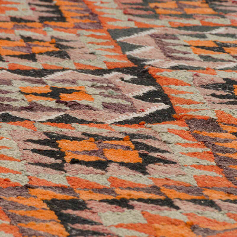 Vintage Anadolu Kilim Yolluk - 100 cm x 334 cm - K0077558