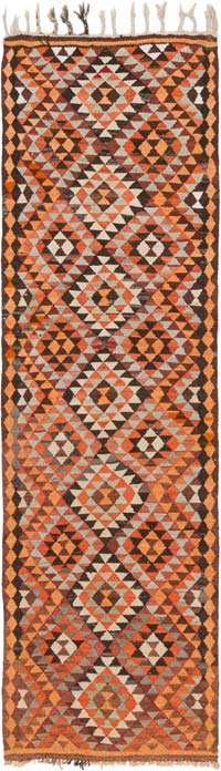 Vintage Anadolu Kilim Yolluk - 89 cm x 297 cm