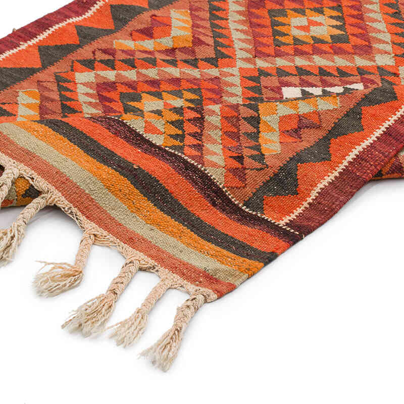 Alfombra Kilim Tribal Vintage - 93 cm x 322 cm - K0077565
