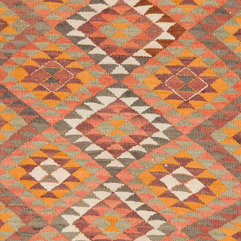 Vintage Herki Kilim Yolluk - 85 cm x 293 cm - K0077566