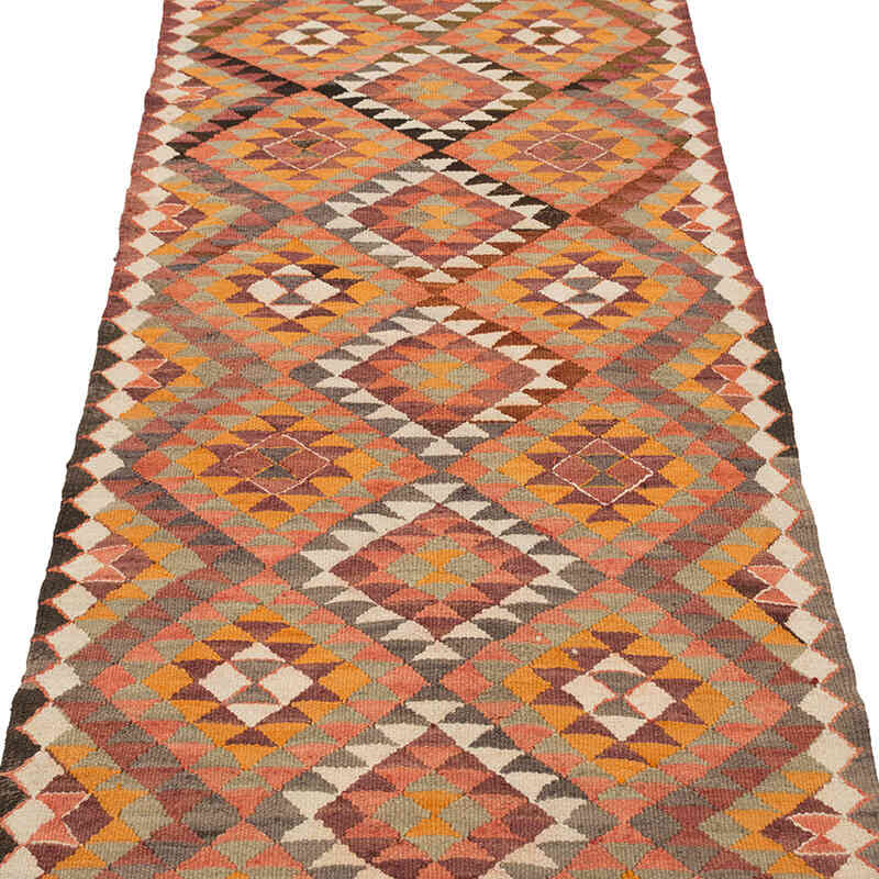 Vintage Herki Kilim Yolluk - 85 cm x 293 cm - K0077566