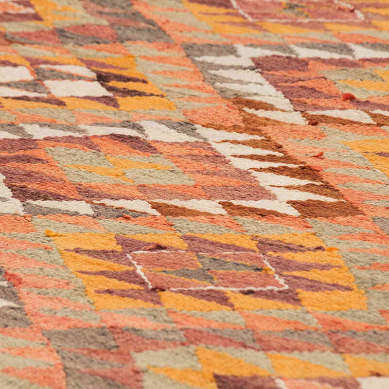 Vintage Herki Kilim Yolluk - 85 cm x 293 cm - K0077566