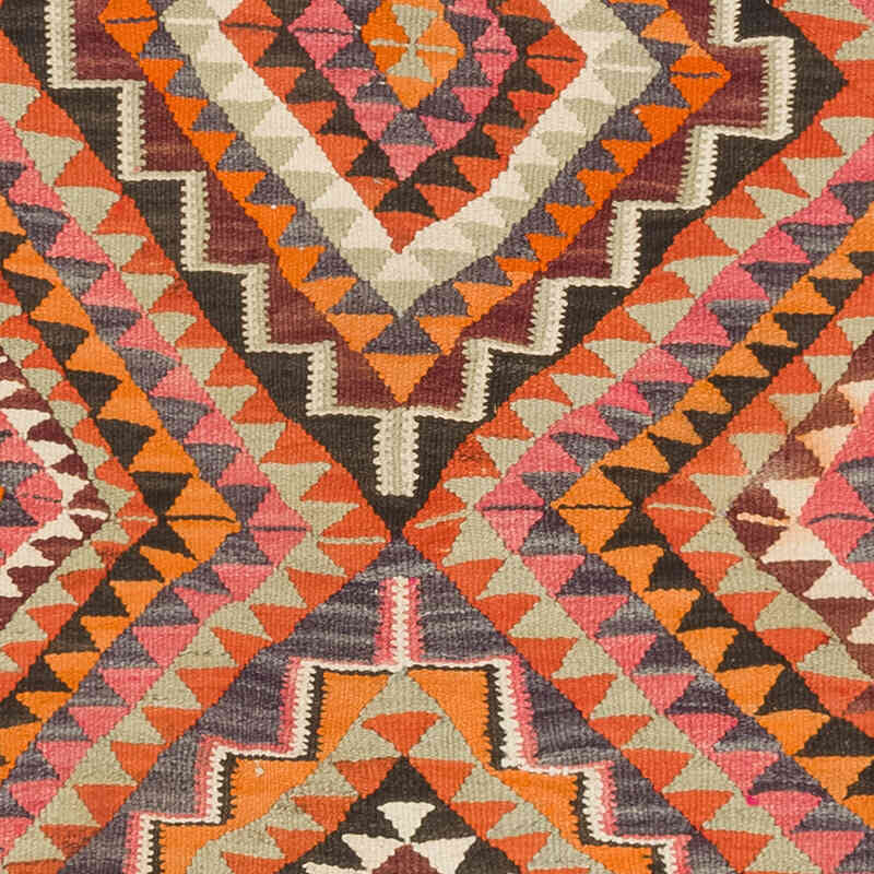 Vintage Herki Kilim Runner - 3'  x 9' 10" (36" x 118") - K0077571