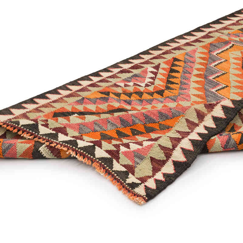 Vintage Herki Kilim Runner - 3'  x 9' 10" (36" x 118") - K0077571