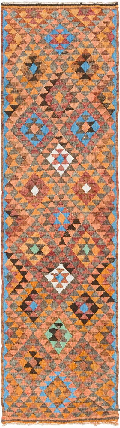 Vintage Herki Kilim Runner - 2' 7" x 9'  (31" x 108")