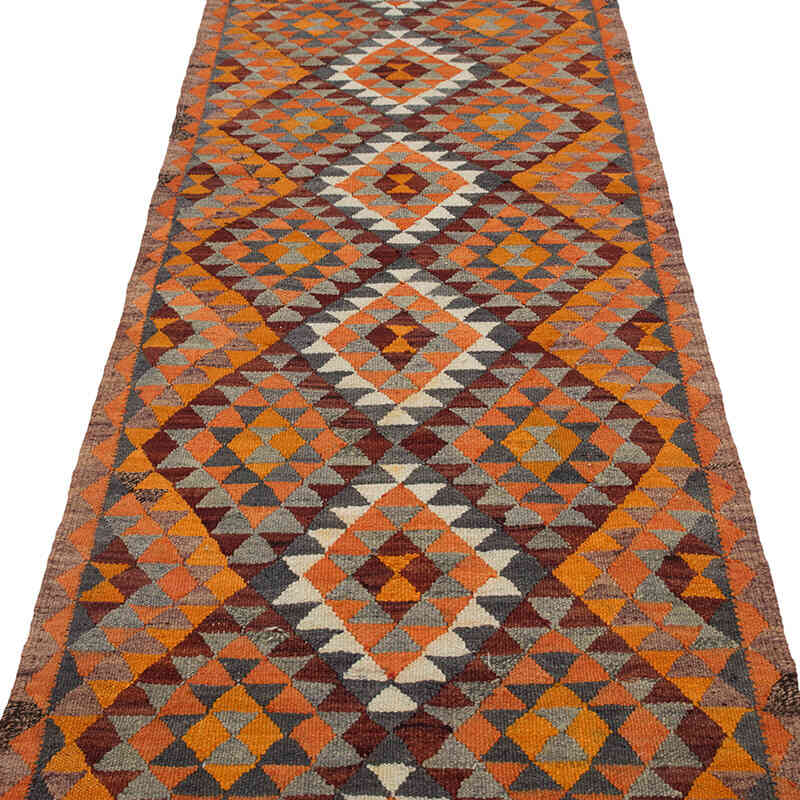 Corredor Vintage Herki Kilim - 90 cm x 353 cm - K0077576