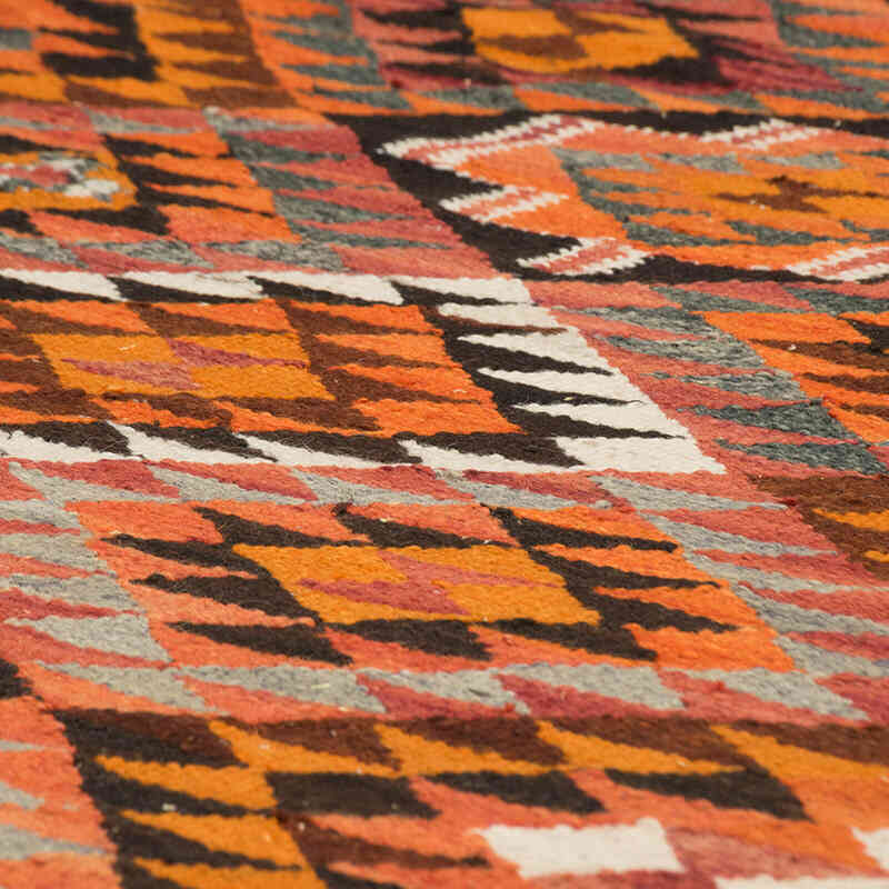 Vintage Herki Kilim Yolluk - 94 cm x 336 cm - K0077578