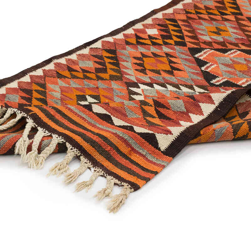 Vintage Herki Kilim Yolluk - 94 cm x 336 cm - K0077578