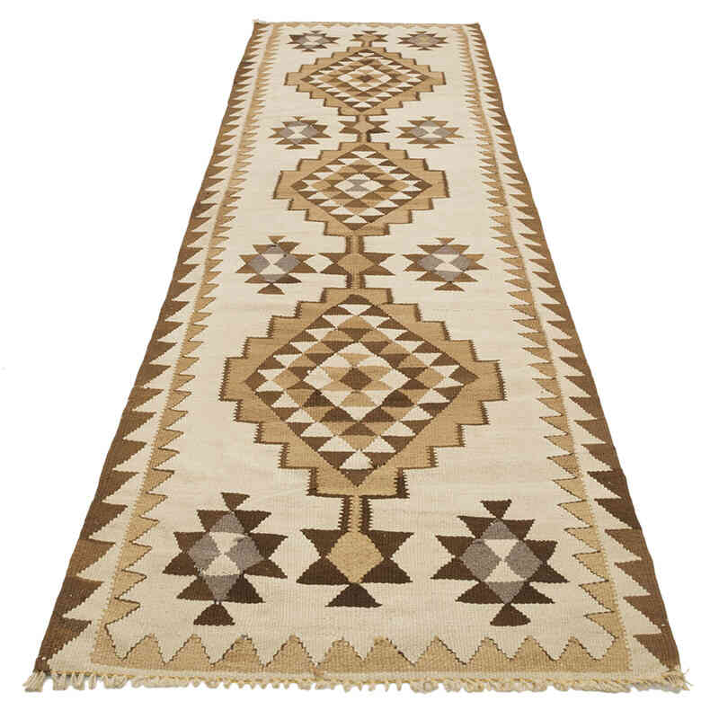 Vintage Herki Kilim Yolluk - 87 cm x 325 cm - K0077581