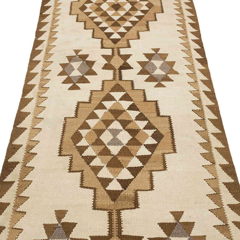 Vintage Herki Kilim Yolluk - 87 cm x 325 cm - K0077581
