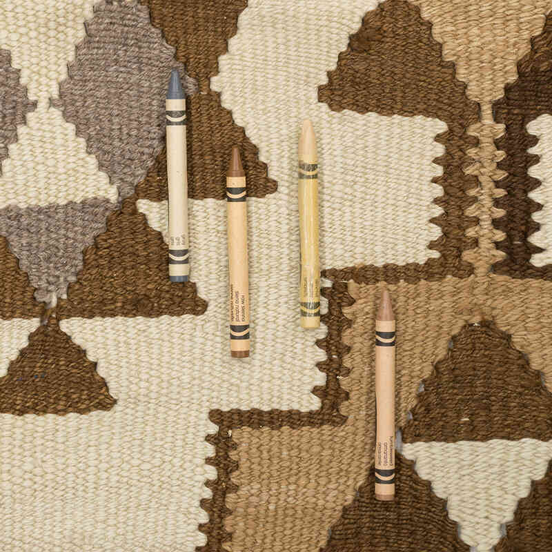 Vintage Herki Kilim Yolluk - 87 cm x 325 cm - K0077581