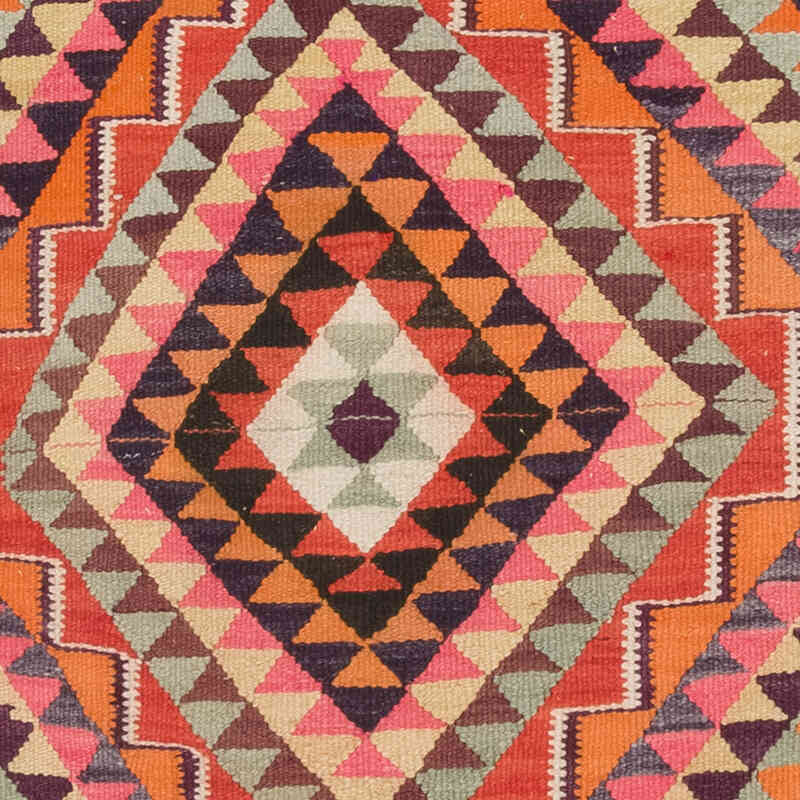 Vintage Herki Kilim Yolluk - 92 cm x 325 cm - K0077582