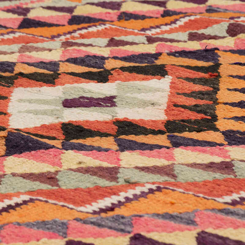 Vintage Herki Kilim Yolluk - 92 cm x 325 cm - K0077582
