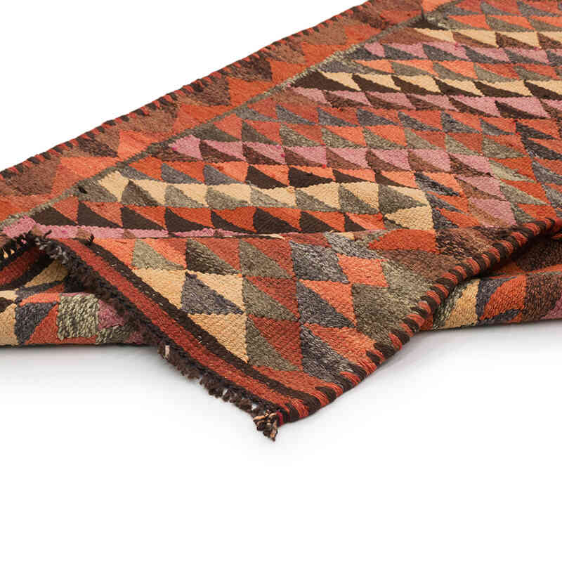 Vintage Herki Kilim Yolluk - 91 cm x 330 cm - K0077583