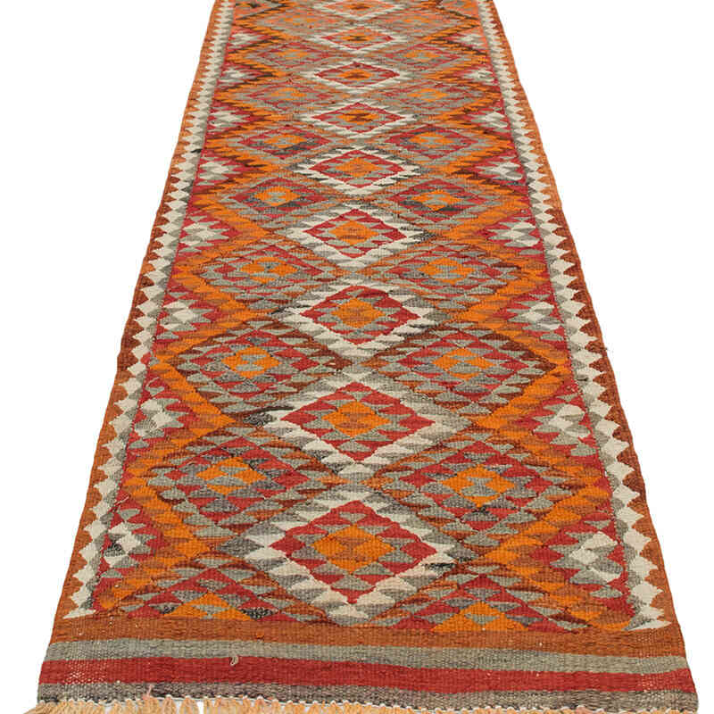 Corredor Vintage Herki Kilim - 86 cm x 293 cm - K0077586