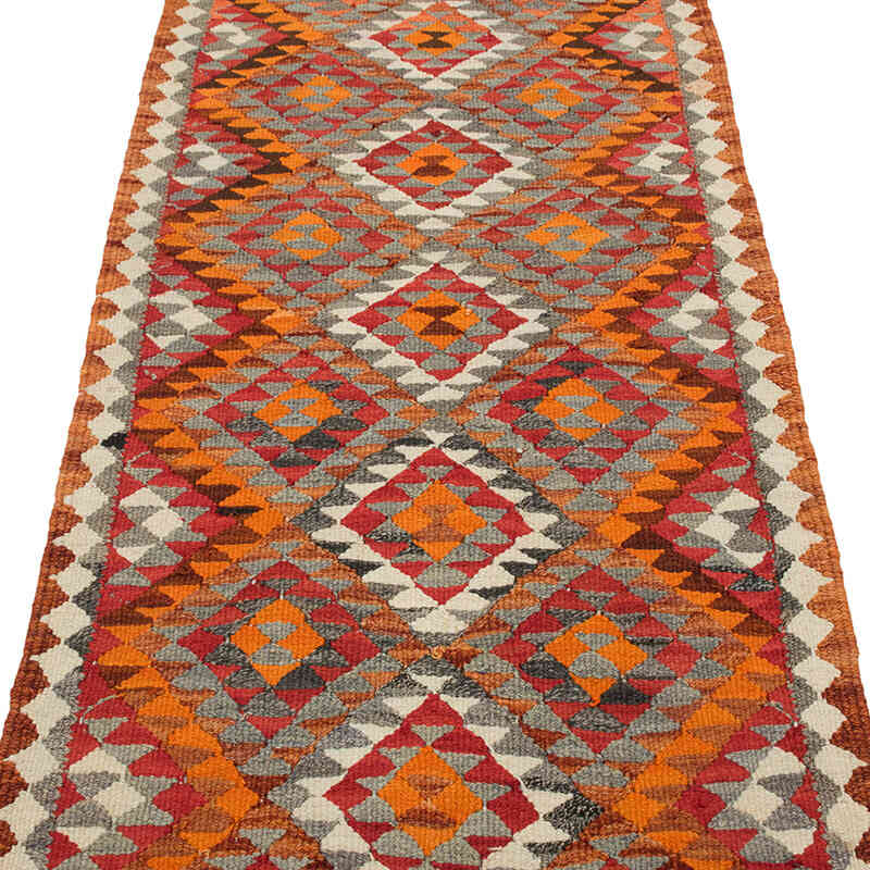 Corredor Vintage Herki Kilim - 86 cm x 293 cm - K0077586