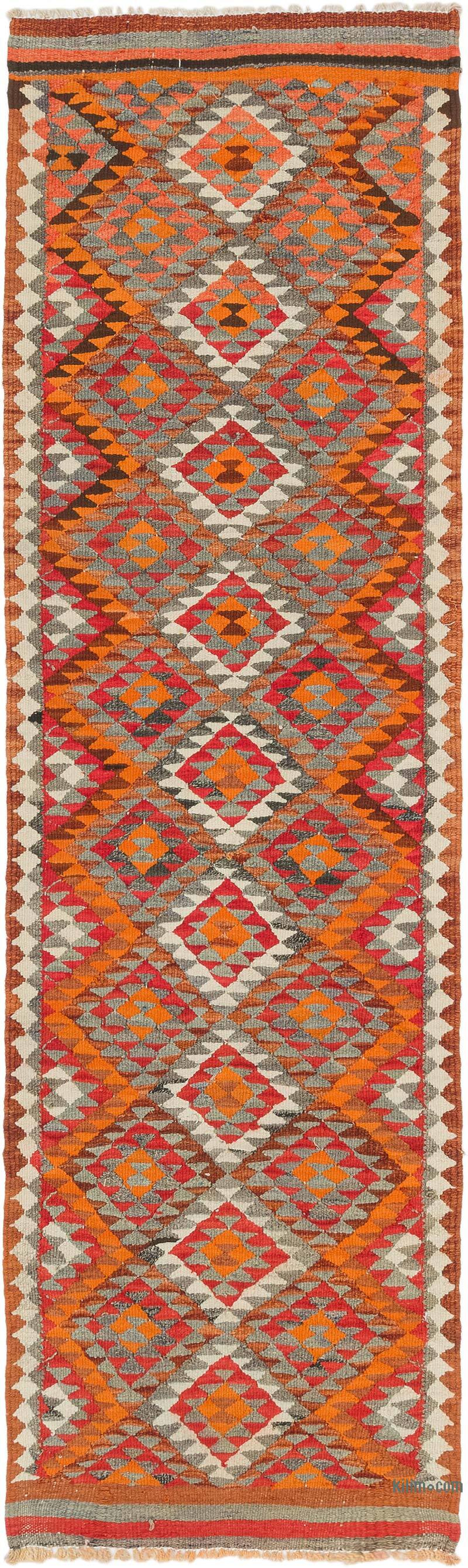 Corredor Vintage Herki Kilim - 86 cm x 293 cm - K0077586