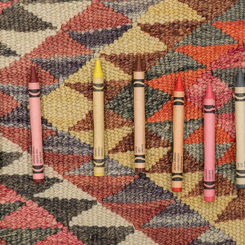 Vintage Herki Kilim Runner - 3' 4" x 10' 9" (40" x 129") - K0077587