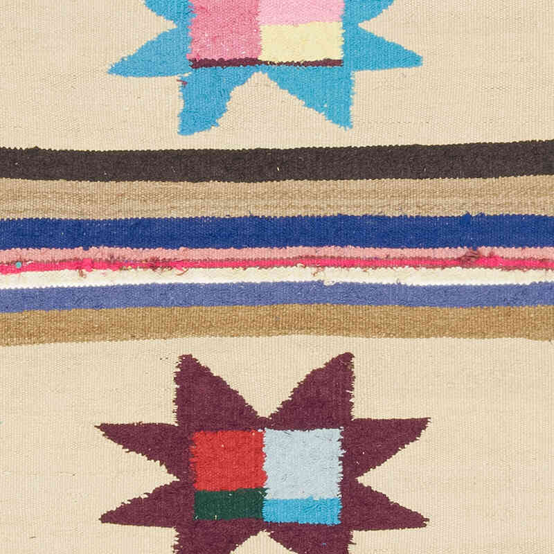 Vintage Herki Kilim Runner - 2' 9" x 10' 5" (33" x 125") - K0077588