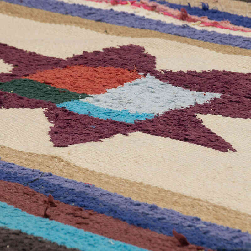 Vintage Herki Kilim Runner - 2' 9" x 10' 5" (33" x 125") - K0077588