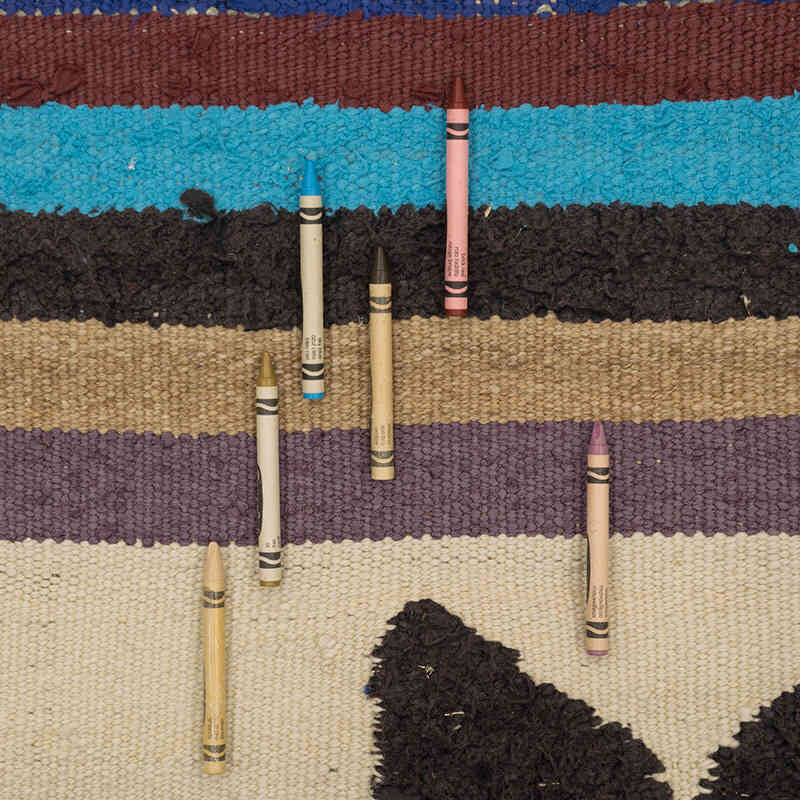 Vintage Herki Kilim Runner - 2' 9" x 10' 5" (33" x 125") - K0077588