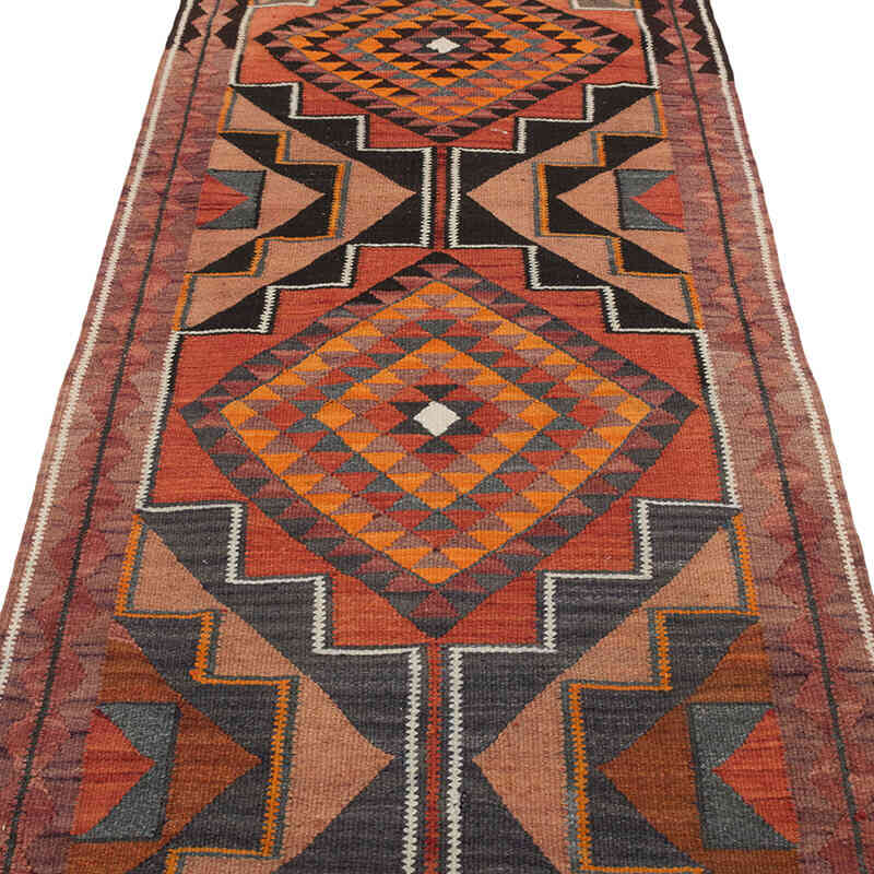 Vintage Herki Kilim Yolluk - 95 cm x 360 cm - K0077589