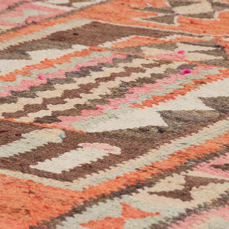 Vintage Herki Kilim Runner - 2' 11" x 10' 3" (35" x 123") - K0077590