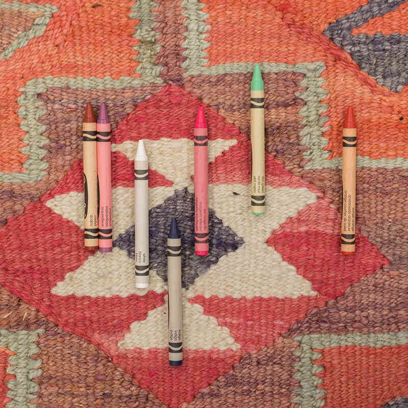 Vintage Herki Kilim Yolluk - 99 cm x 347 cm - K0077592