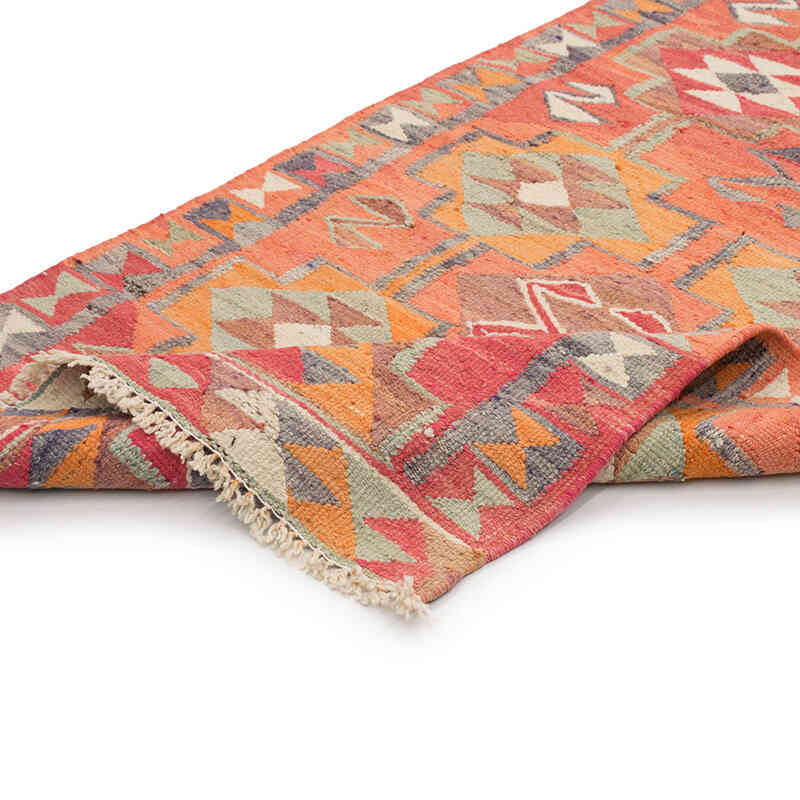 Vintage Herki Kilim Yolluk - 99 cm x 347 cm - K0077592