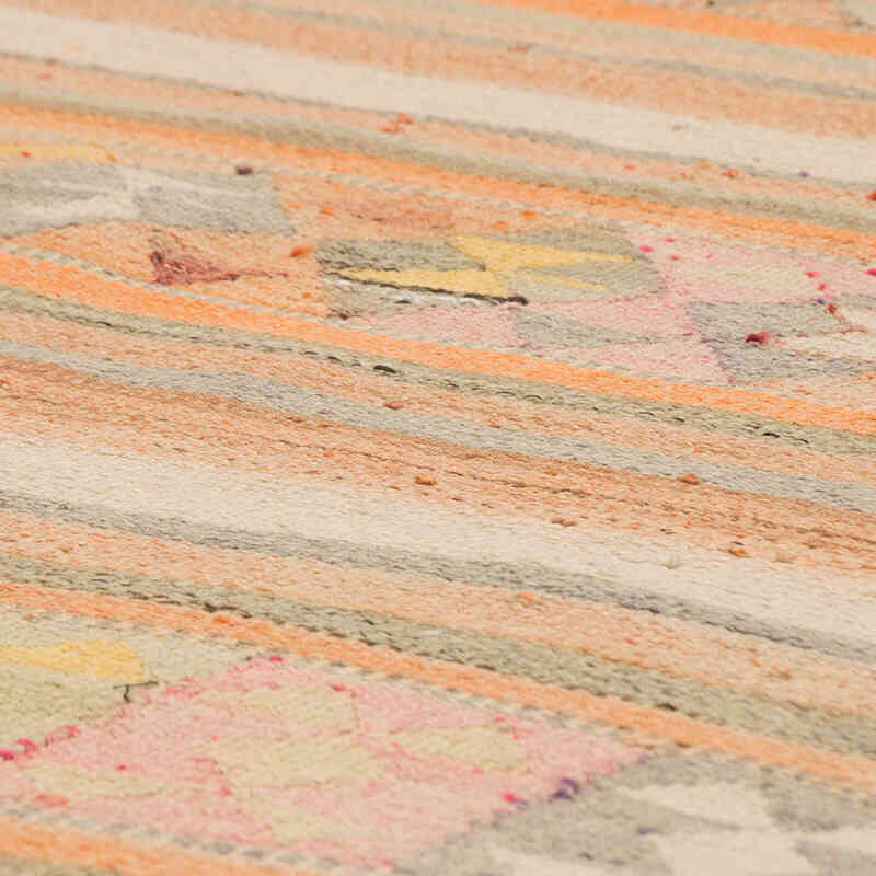 Vintage Herki Kilim Yolluk - 92 cm x 286 cm - K0077594