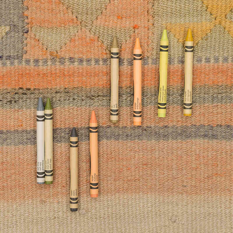 Vintage Herki Kilim Yolluk - 92 cm x 286 cm - K0077594