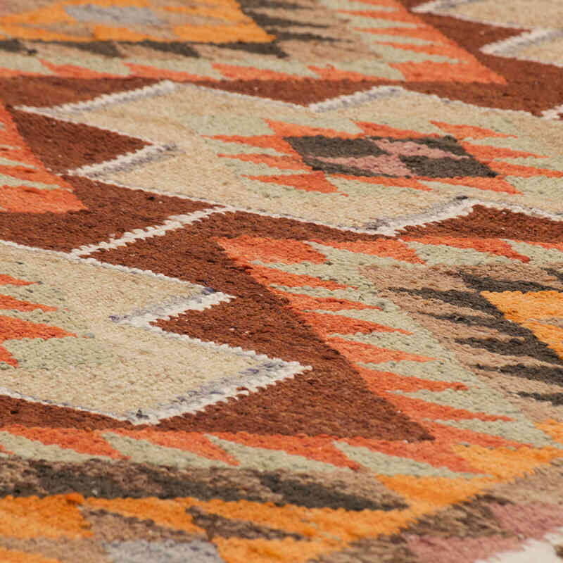 Vintage Herki Kilim Yolluk - 86 cm x 300 cm - K0077595