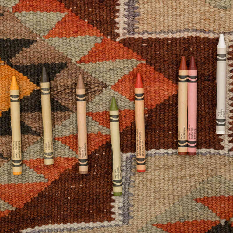 Vintage Herki Kilim Yolluk - 86 cm x 300 cm - K0077595