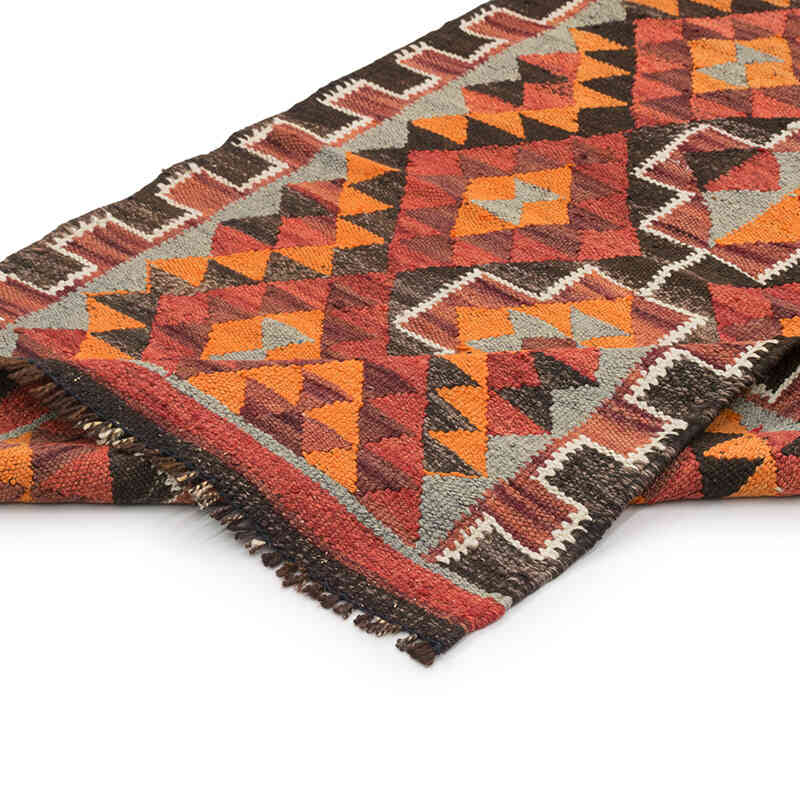 Vintage Herki Kilim Yolluk - 90 cm x 324 cm - K0077596