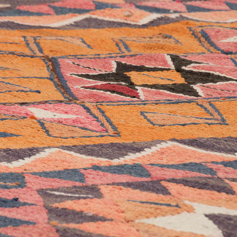 Vintage Herki Kilim Yolluk - 98 cm x 311 cm - K0077600