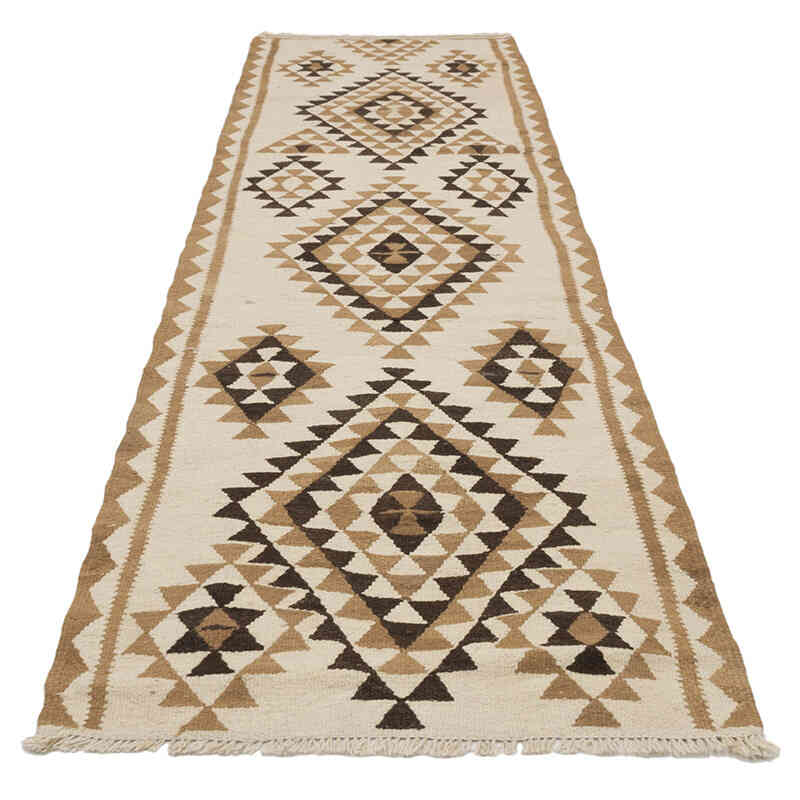 Vintage Herki Kilim Yolluk - 90 cm x 325 cm - K0077601