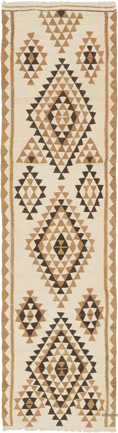 Vintage Herki Kilim Runner - 2' 11" x 10' 8" (35" x 128")