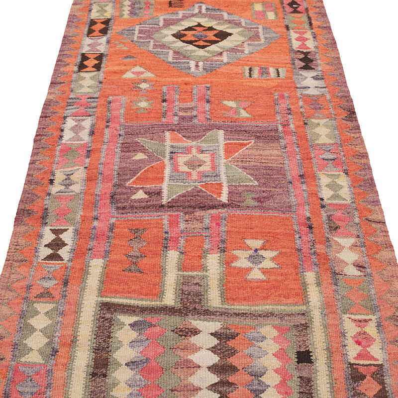Corredor Vintage Herki Kilim - 95 cm x 297 cm - K0077603