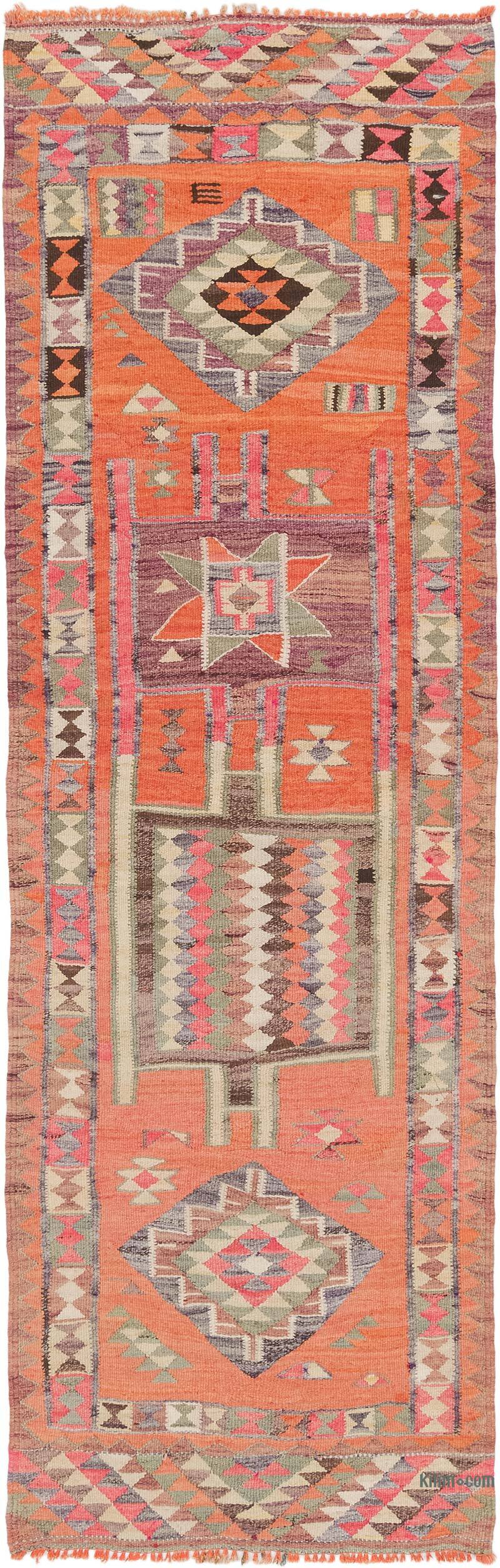 Corredor Vintage Herki Kilim - 95 cm x 297 cm - K0077603