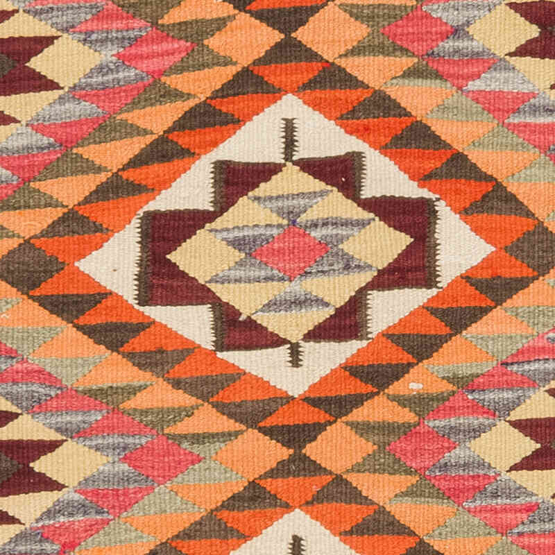 Vintage Herki Kilim Yolluk - 85 cm x 373 cm - K0077604