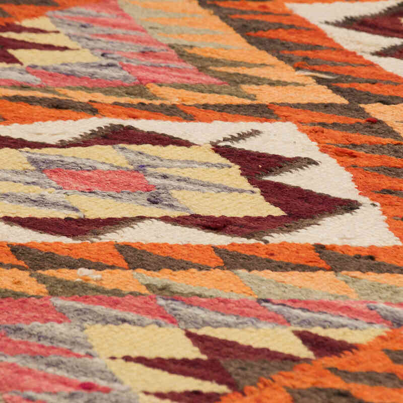 Vintage Herki Kilim Yolluk - 85 cm x 373 cm - K0077604