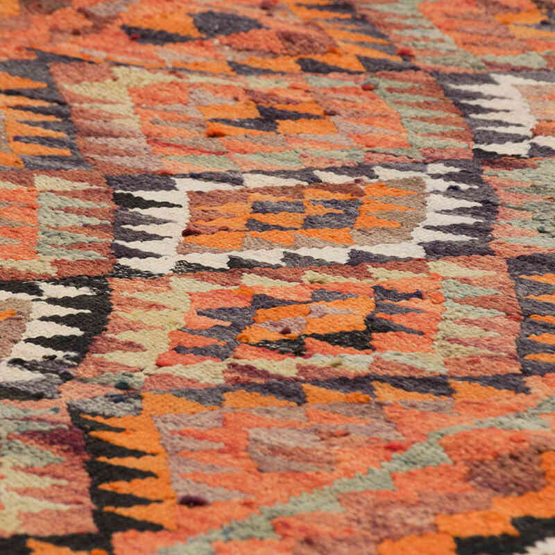 Vintage Herki Kilim Runner - 2' 11" x 8' 11" (35" x 107") - K0077606