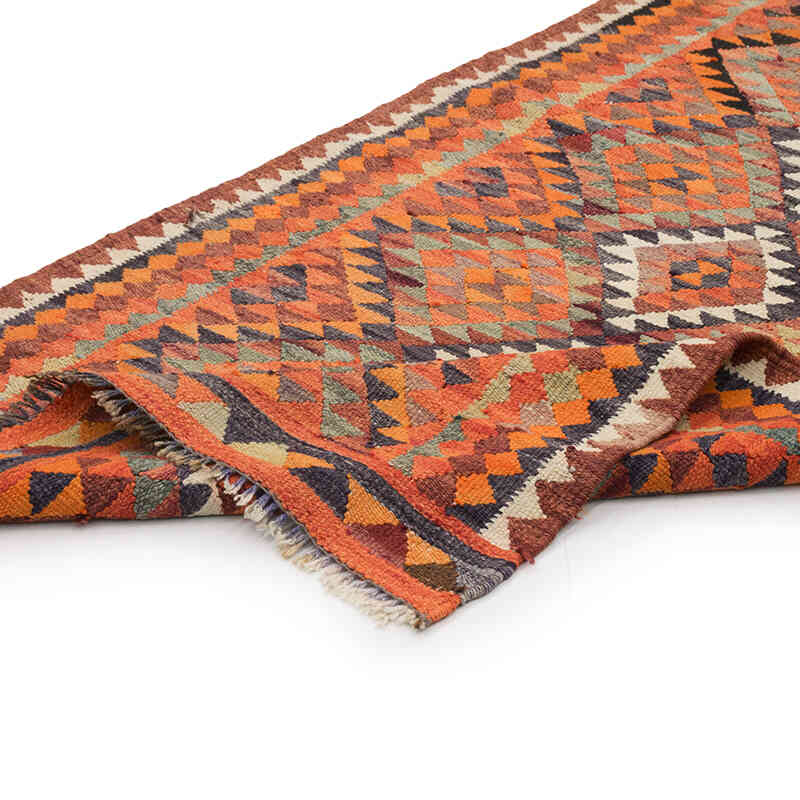 Vintage Herki Kilim Runner - 2' 11" x 8' 11" (35" x 107") - K0077606