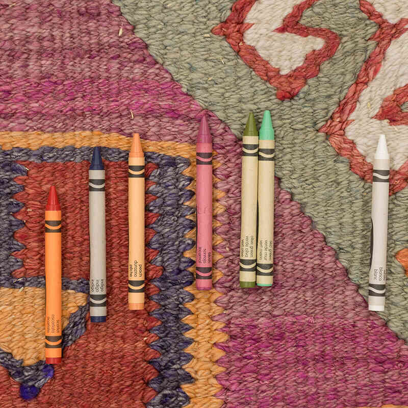 Corredor Vintage Herki Kilim - 93 cm x 313 cm - K0077609
