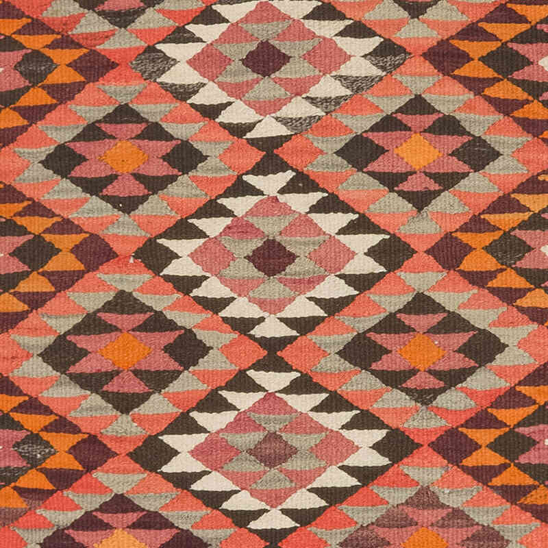 Vintage Herki Kilim Runner - 2' 11" x 11' 5" (35" x 137") - K0077611