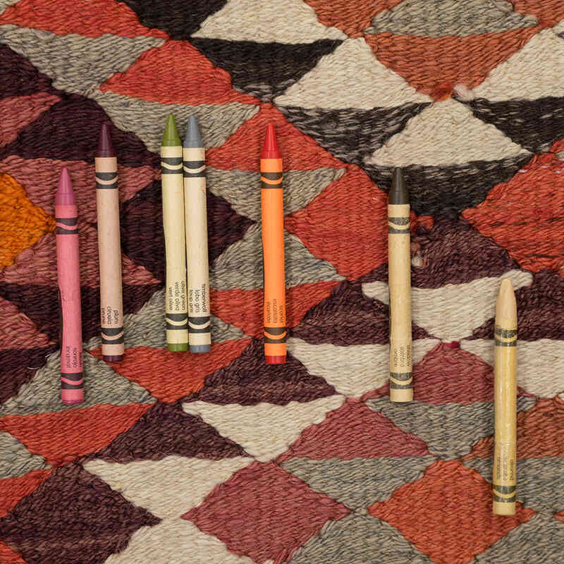 Vintage Herki Kilim Runner - 2' 11" x 11' 5" (35" x 137") - K0077611