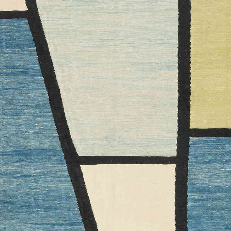 New Handwoven Turkish Kilim Rug - 9' 1" x 12' 1" (109" x 145") - K0077615