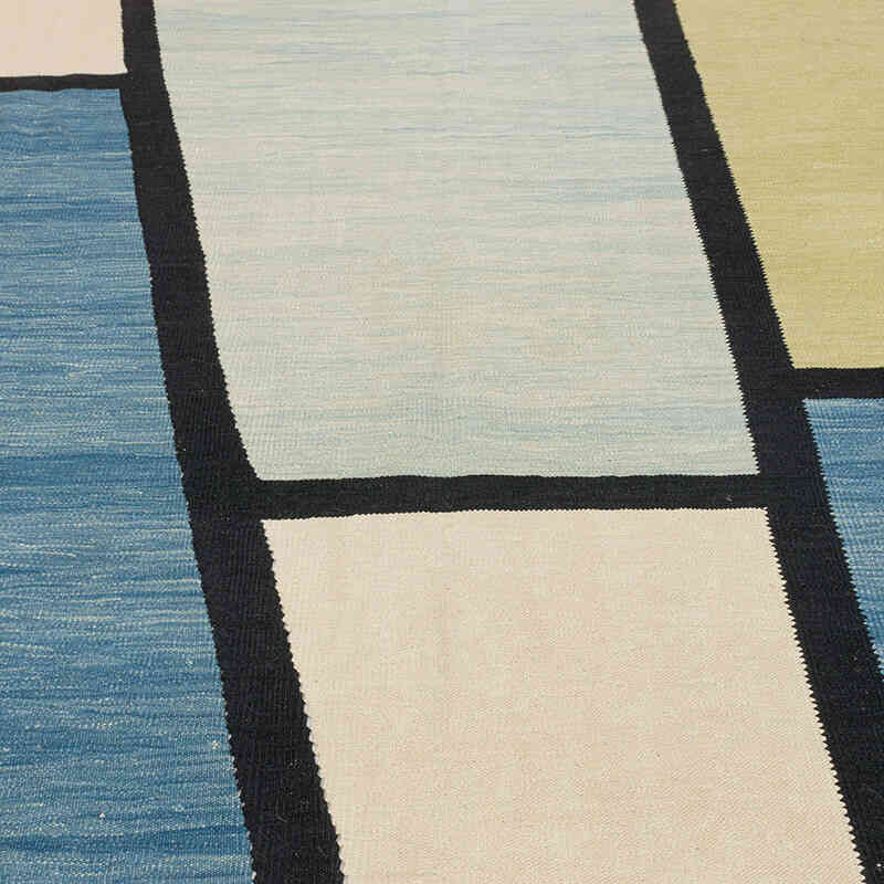 New Handwoven Turkish Kilim Rug - 9' 1" x 12' 1" (109" x 145") - K0077615
